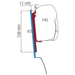 Fiamma Kit F45 - Ford Custom Nugget Mit Hochdach
