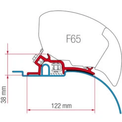 Fiamma Kit F65, F80 - Fiat Ducato (High Roof) Ab 1994 - 06.2006