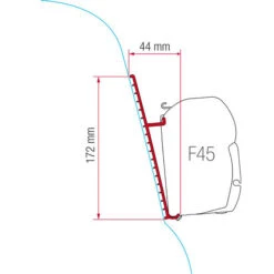 Fiamma Kit F45 - Fiberglas Roof