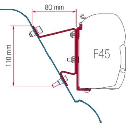 Fiamma Kit F45 - Sprinter H3 U. Crafter H3