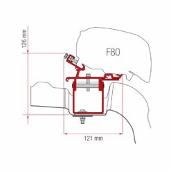 Fiamma Kit VW Crafter / MAN L3 H3 Ab 2017 Ohne Roof Rail Für F65, F65 S, F80