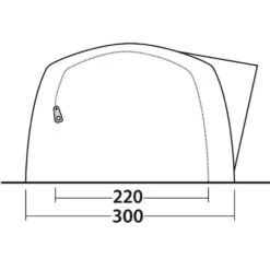 Outwell Tunnelzelt Springwood 5 - 300 X 200 X 480 Cm -Campingzelt Im Freien Geschäft 072625 9