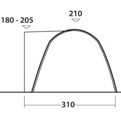 Easy Camp Busvorzelt Fairfields - 290 X 290 X 210 Cm -Campingzelt Im Freien Geschäft 075409 10