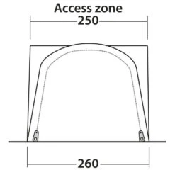 Outwell Busvorzelt Newburg 160 Air -Campingzelt Im Freien Geschäft 075591 5