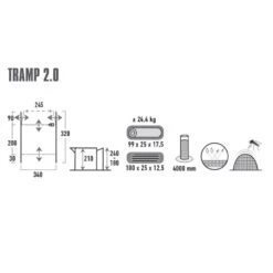 High Peak Busvorzelt Tramp Grey 2.0 16 High Peak Busvorzelt Tramp Grey 2.0 -Campingzelt Im Freien Geschäft 075593 6