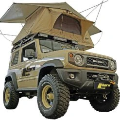 Horntools Dachzelt Trapper Joe Inkl. Vorzelt, Grün -Campingzelt Im Freien Geschäft 9938094 2