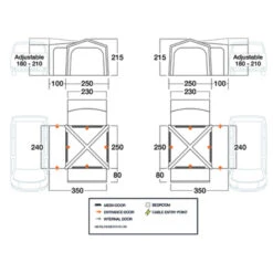 Vango Buszelt Modular Versos Air Low -Campingzelt Im Freien Geschäft 9971125 3