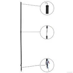 Isabella Dachhakenstange CarbonX Für 3,0 M Zelte