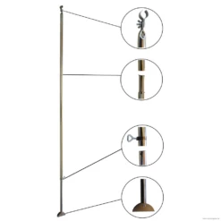 Stahl Orkanstütze Mit Bügelfuß