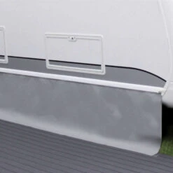 Hindermann Bodenschürze Premium Hellgrau, Höhe 75 Cm