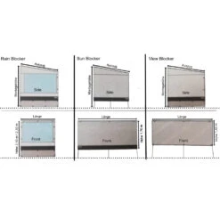 Thule View Blocker Front, Höhe 1,40 -Campingzelt Im Freien Geschäft M 89995 2