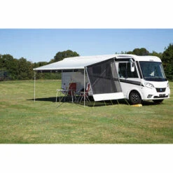 DWT Markisen-Seitenwand Happy Sun Schwarz -Campingzelt Im Freien Geschäft M D105018 2