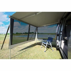 DWT Markisen-Vorderwand Happy Sun Schwarz 14 DWT Markisen-Vorderwand Happy Sun Schwarz -Campingzelt Im Freien Geschäft M D105026 5