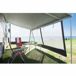 DWT Markisen-Vorderwand Happy Sun Weiß -Campingzelt Im Freien Geschäft M D105031 4