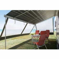 DWT Markisen-Vorderwand Happy Sun Weiß -Campingzelt Im Freien Geschäft M D105031 5